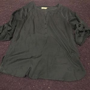 Loft Navy Blue Blouse